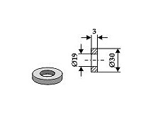 Washer Ř30x3xŘ19