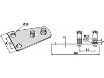 Fixing for rotary mower