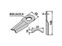 Rotary mower blade