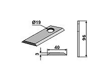 Rotary mower blade