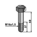 Schraube M16x1,5 x 50 - 12.9