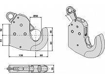 Lower link hook - Cat. II