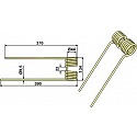 Federzinken - Ausführung links