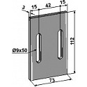 Scraper for packer rolls