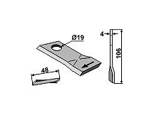 Rotary mower blade