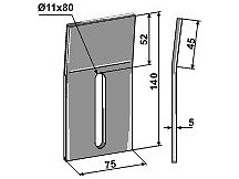 Scraper for packer rolls