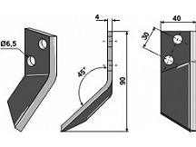 Futtermischwagenmesser, rechts