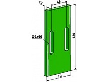 Greenflex Kunststoff-Abstreifer für Packerwalzen