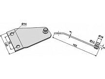 Fixing for rotary mower blades