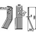 Rotary tine, right model