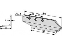 Trencher blade