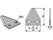 Food mixer knives