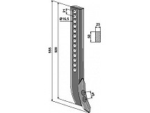 Spurlockererzinken mit Schar