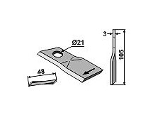 Rotary mower blade