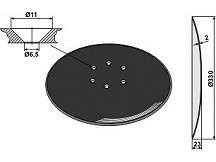 Seed drill disc