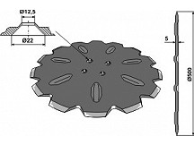 Seed drill disc