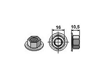 Hexagon nut - M10x1,5