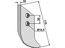 Trencher blade - right model