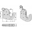 Lower link hook - Cat. III