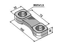 Kengyeles anya - M20x1,5