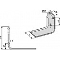 Trencher blade - left