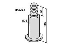 Tengely M30x3,5