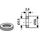 Washer Ř24x2,5xŘ15