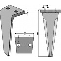 Tine for rotary harrows