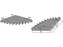 Futtermischwagenmesser