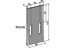 Scraper for packer rolls