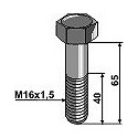 Hexagon bolt - M16x1,5 - 12.9