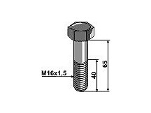 Sechskantschraube - M16x1,5 - 12.9