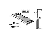 Rotary mower blade