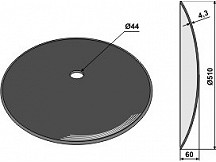 Plain disc 510x4,3