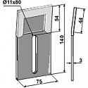 Scraper for packer rolls - DURAFACE