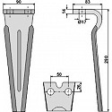 Tine for rotary harrows