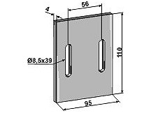 Scraper for packer rolls