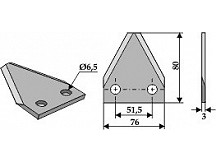 Food mixer knives