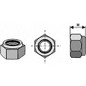 Self-locking hexagon nut - M18x1,5 - 10.9