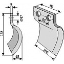 Messer für Grabenfräse