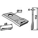 Rotary mower blade