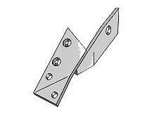 Bracket for reversible point - right