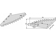 Food mixer knives