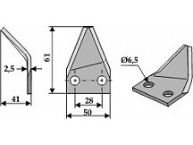 Futtermischwagenmesser, rechts