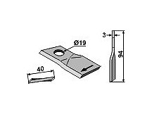 Rotary mower blade