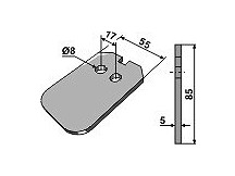 Scraper for packer rolls