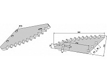 Futtermischwagenmesser