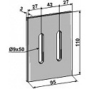 Scraper for packer rolls