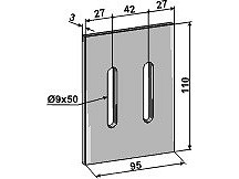 Scraper for packer rolls