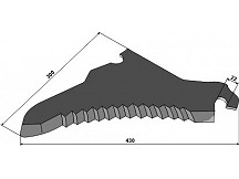 Silage knive